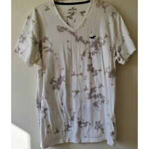 Hollister Womens Must Have V Neck Short Sleeve Cotton T Shirt Size L